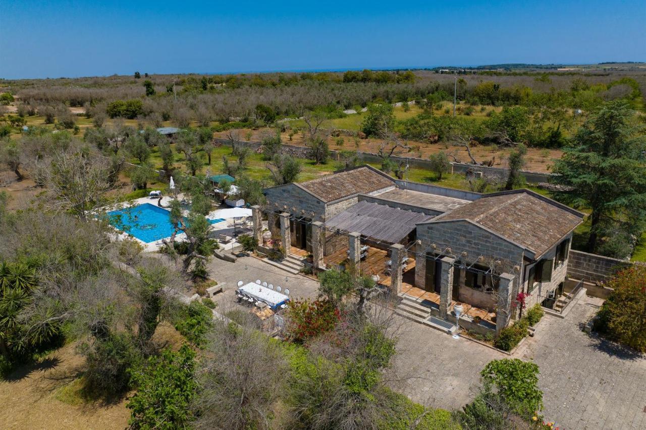 Casa Ulmi Con Piscina Bed & Breakfast Uggiano La Chiesa Luaran gambar